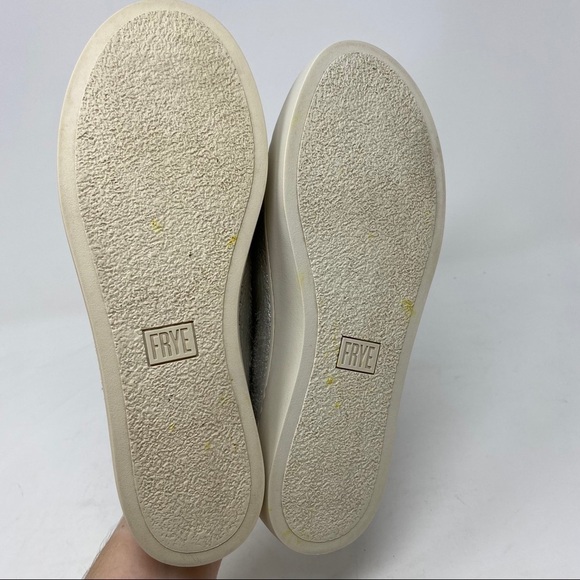 Frye Leather Zip Mules - Lena silver - Picture 7 of 9